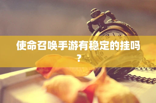 使命召唤手游有稳定的挂吗？