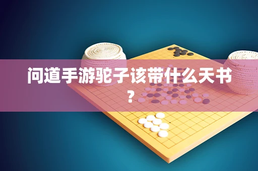 问道手游驼子该带什么天书？