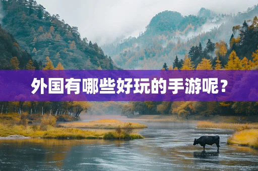 外国有哪些好玩的手游呢？