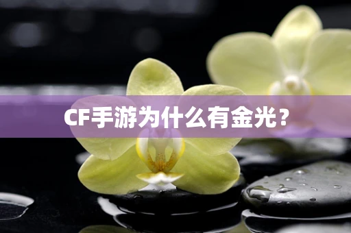 CF手游为什么有金光？