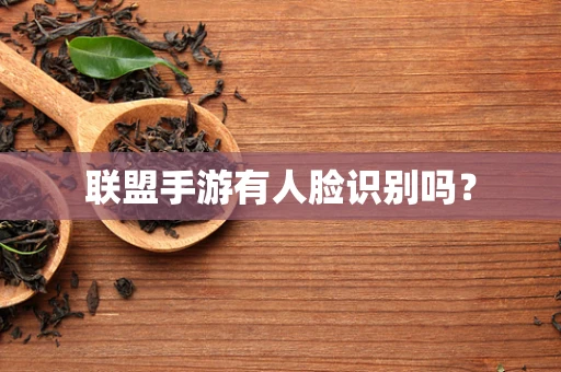 联盟手游有人脸识别吗？