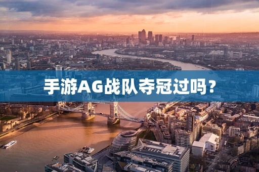 手游AG战队夺冠过吗？