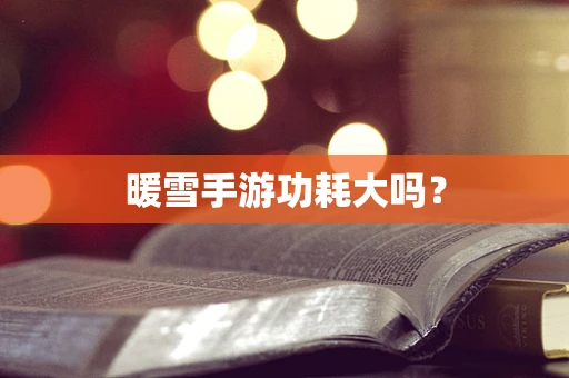暖雪手游功耗大吗？
