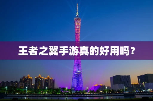 王者之翼手游真的好用吗？