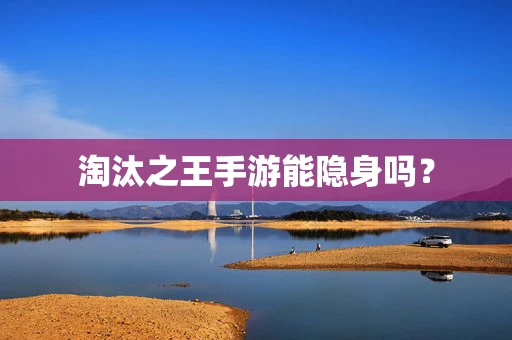 淘汰之王手游能隐身吗？