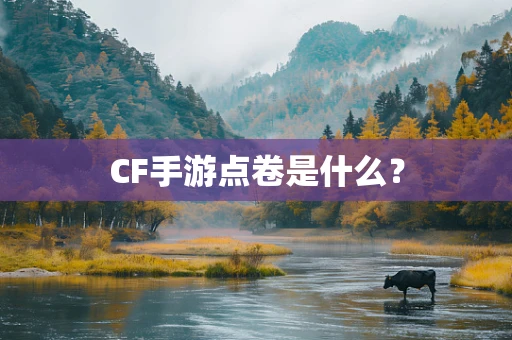 CF手游点卷是什么？