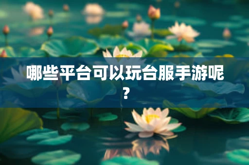 哪些平台可以玩台服手游呢？