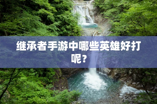 继承者手游中哪些英雄好打呢？