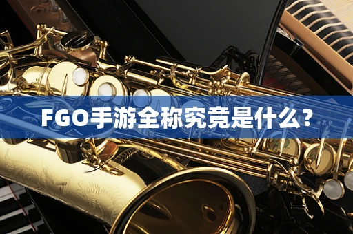 FGO手游全称究竟是什么？