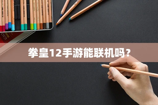 拳皇12手游能联机吗？